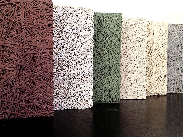 Acoustic ceiling and wall panelling