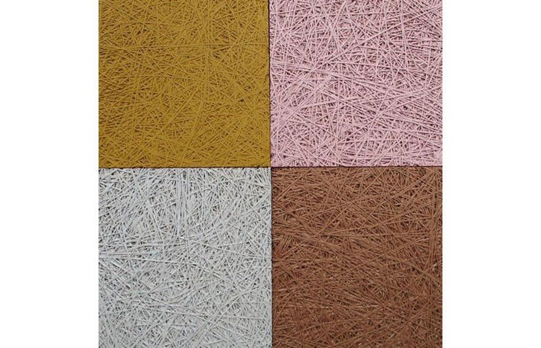 Acoustic ceiling and wall panelling