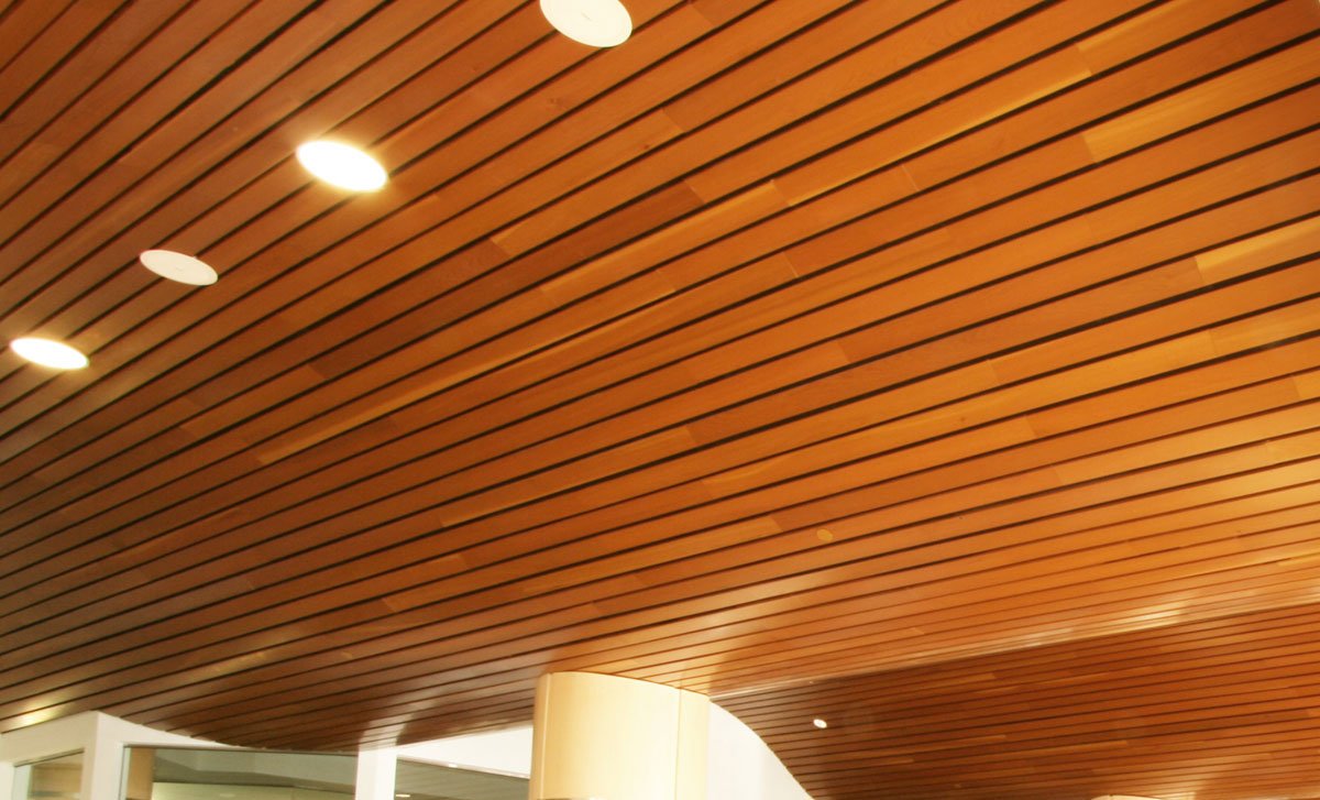Acoustic baffle beams