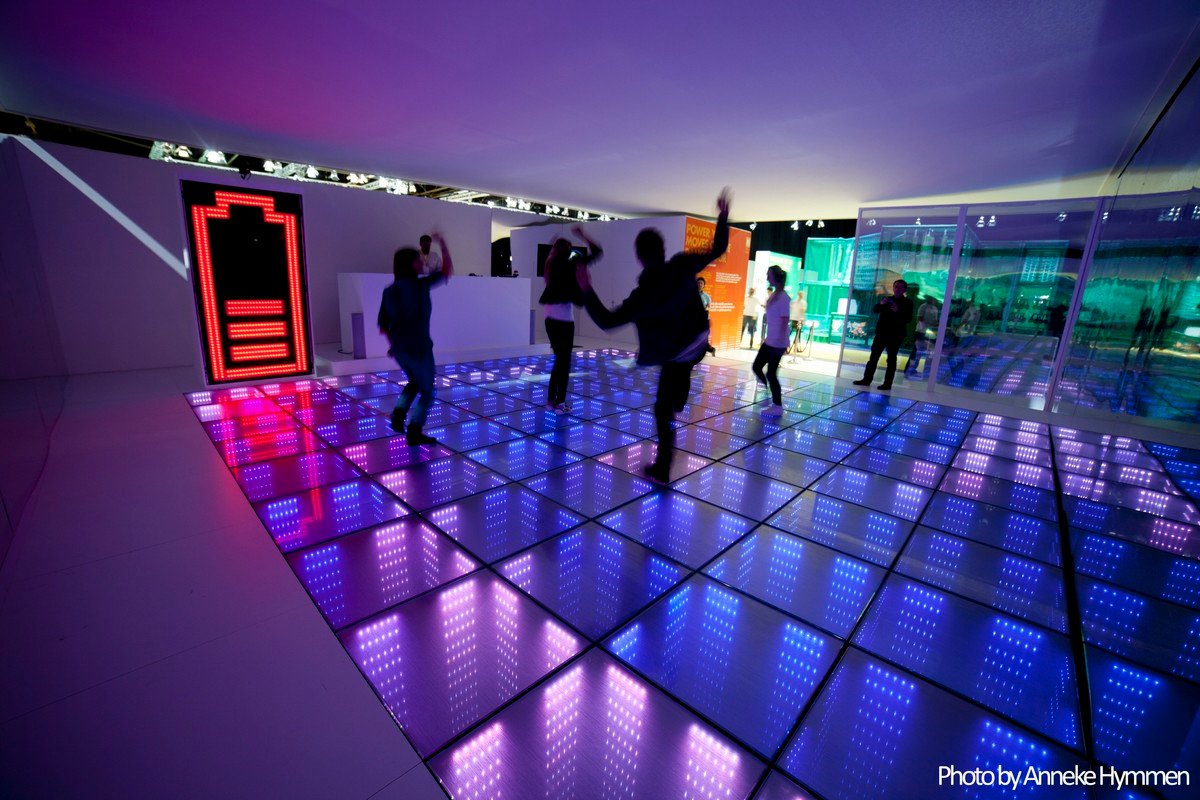 Sprung and isolated dance floor