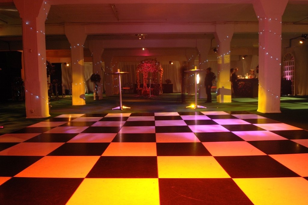 Sprung and isolated dance floor